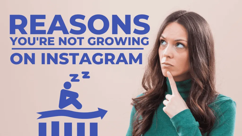 A creator checking why their Instagram follower count has stalled