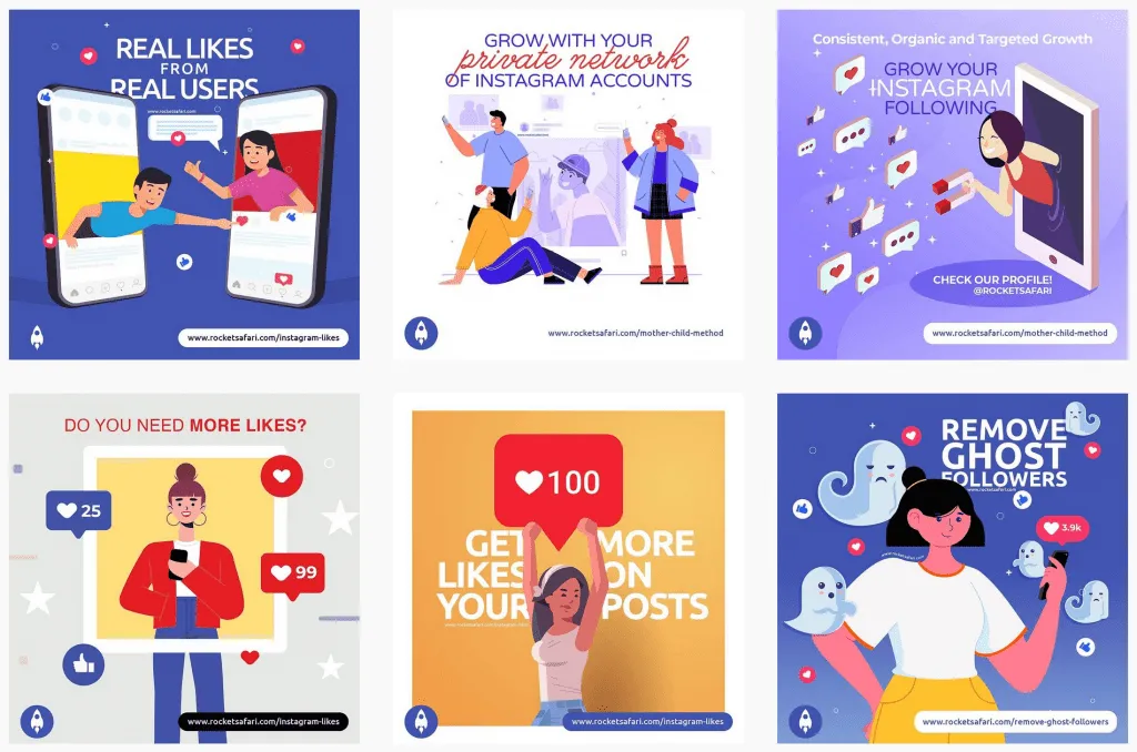 A planned-out Instagram post design laid out on screen